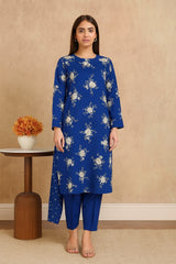 2 Piece – Cotton Digital Print Suit Design LS639