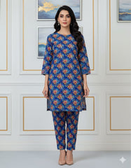 2 Piece – Cotton Digital Print Suit Design LS654