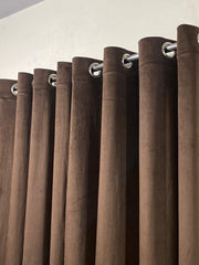 Premium Malai Velvet Curtain Panel – Soft Export Quality, 55" x 92"