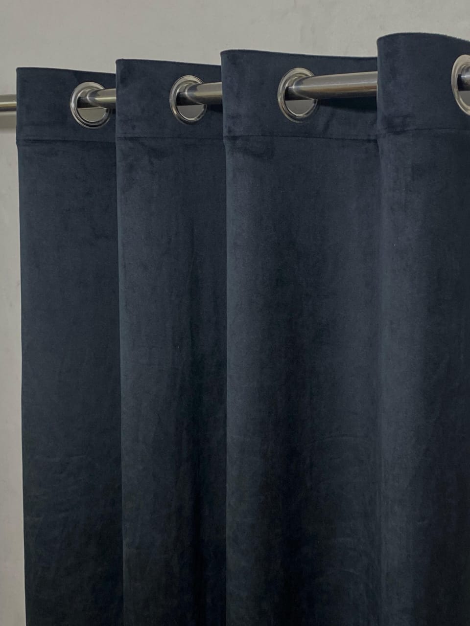 Premium Malai Velvet Curtain Panel – Soft Export Quality, 55" x 92"