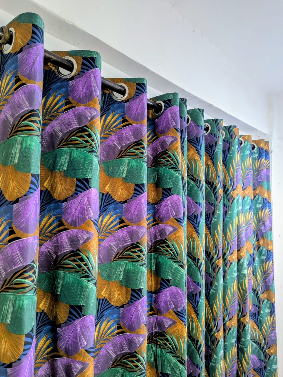 Premium Cotton Duck Printed Window Curtains – Washable & Guaranteed