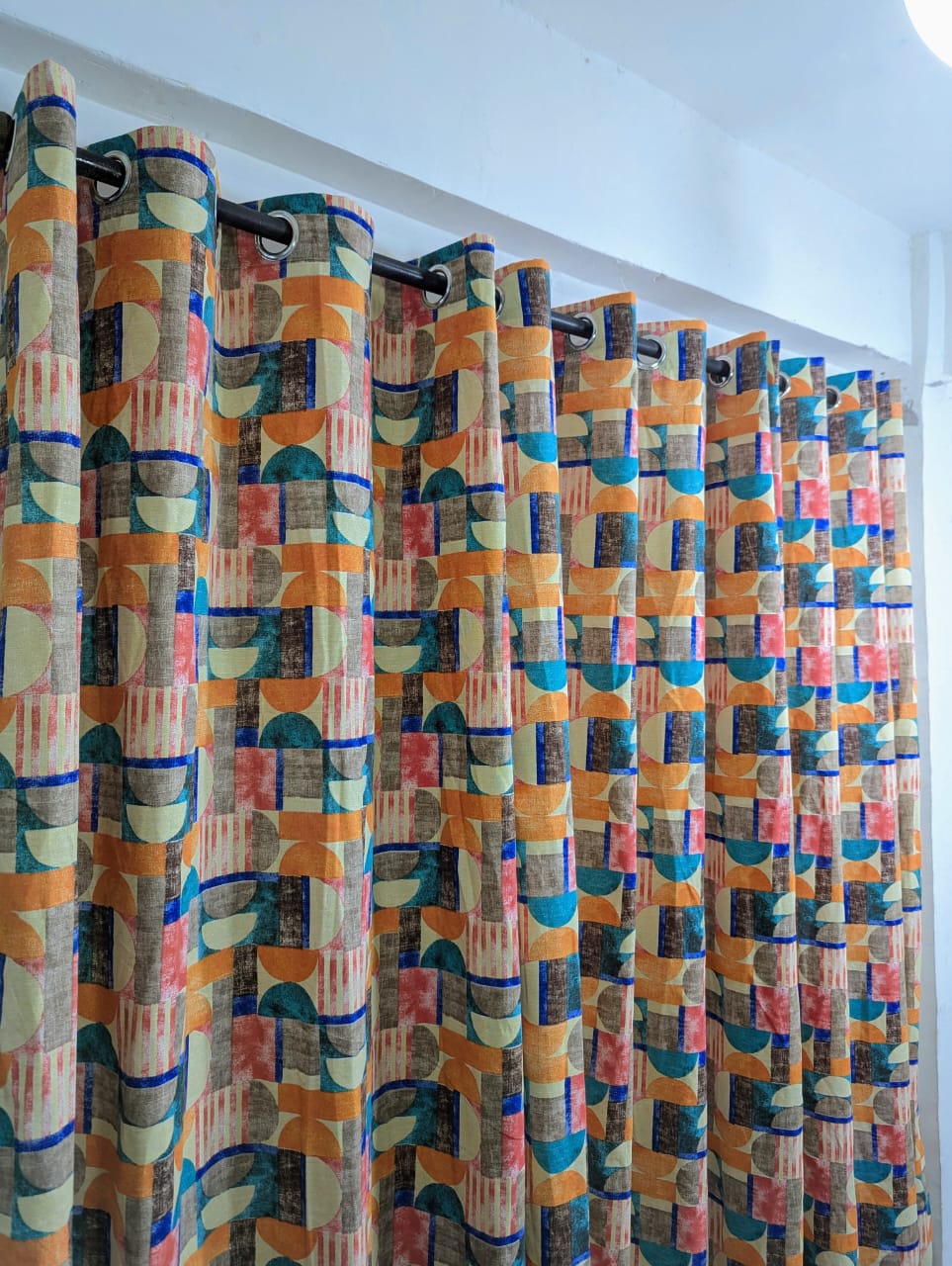 Premium Cotton Duck Printed Window Curtains – Washable & Guaranteed
