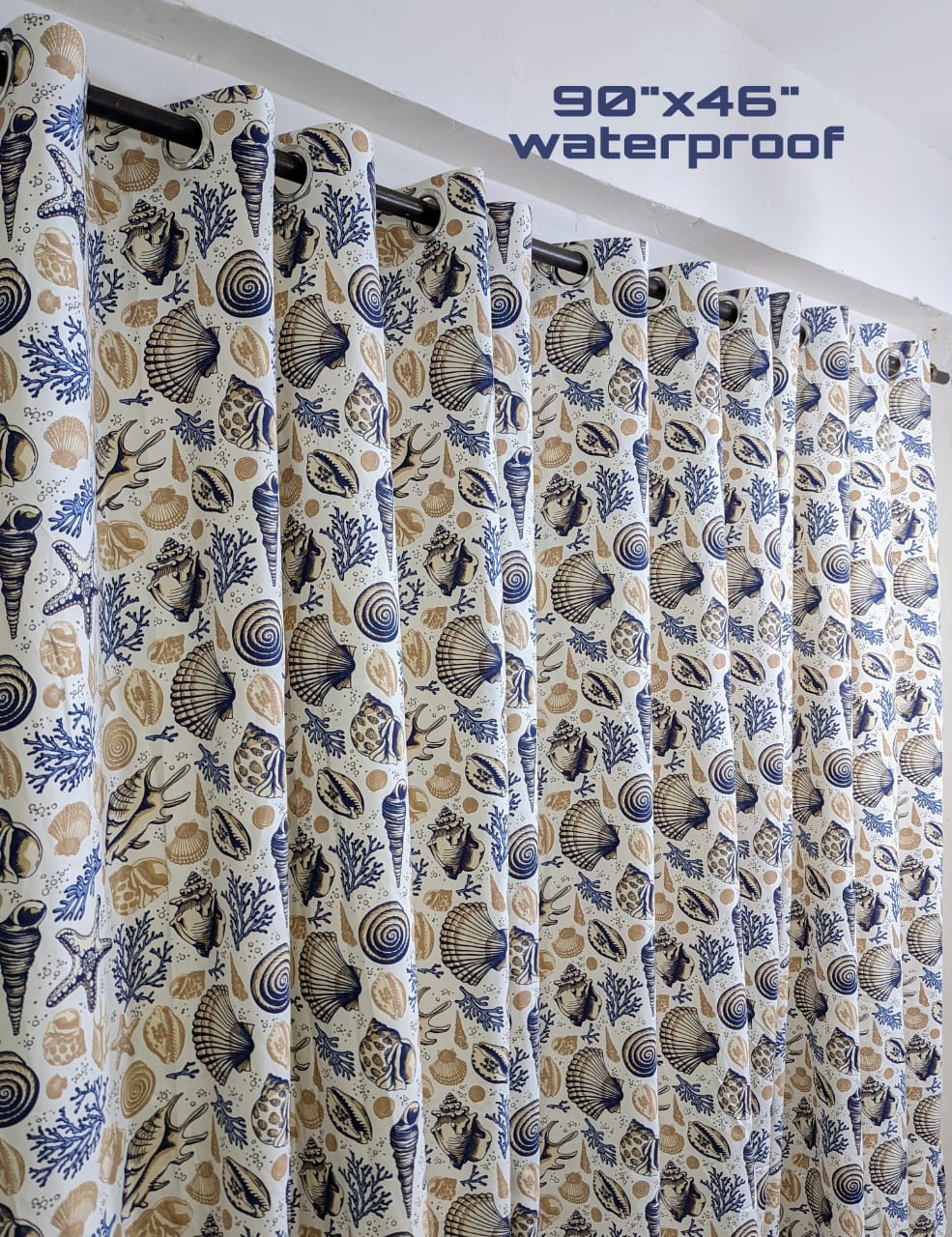 Premium Cotton Duck Printed Window Curtains – Washable & Guaranteed