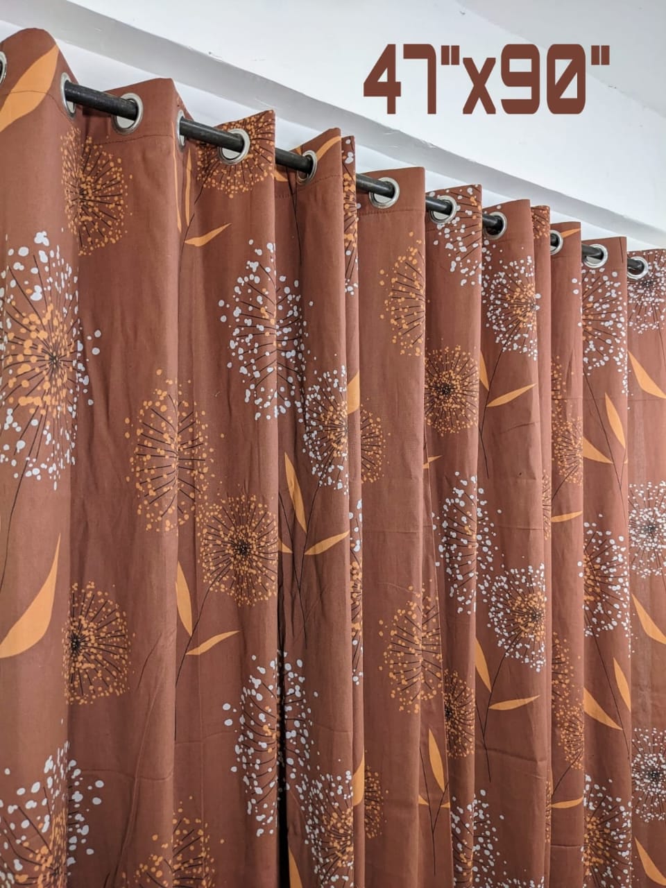 Premium Cotton Duck Printed Window Curtains – Washable & Guaranteed