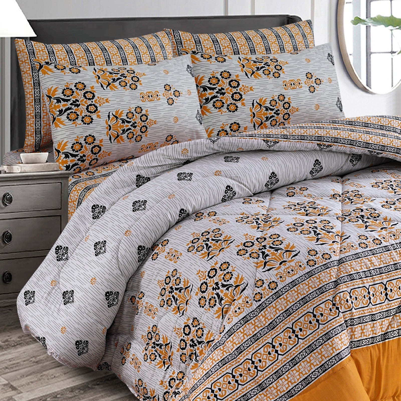 6 pc Winter Razai Set (Heavy Filling) RZ-44