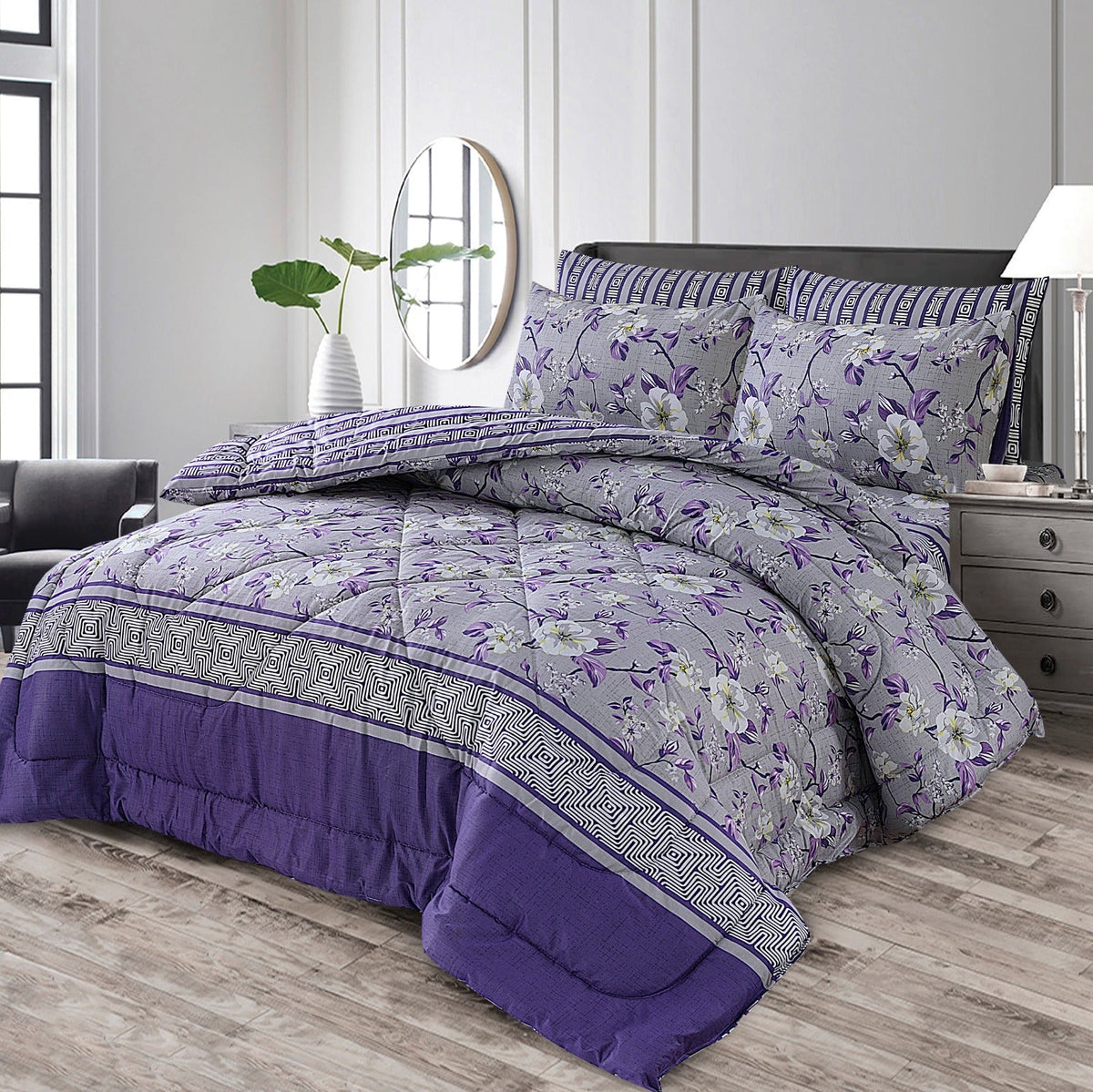 6 pc Winter Razai Set (Heavy Filling) RZ-40