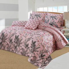 7 Pcs Comforter Set King Size Design KCC 00389