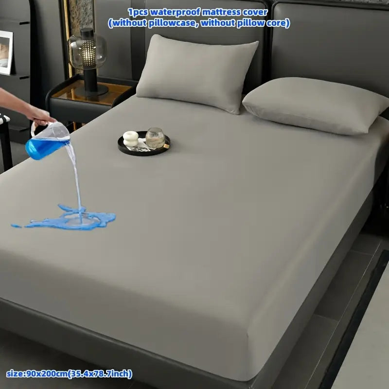 100% Waterproof Mattress Protector/Cover Gray