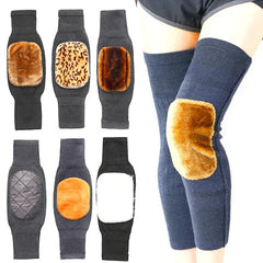 2pcs Thick Warm Wool Kneepad for Women Men Old People
