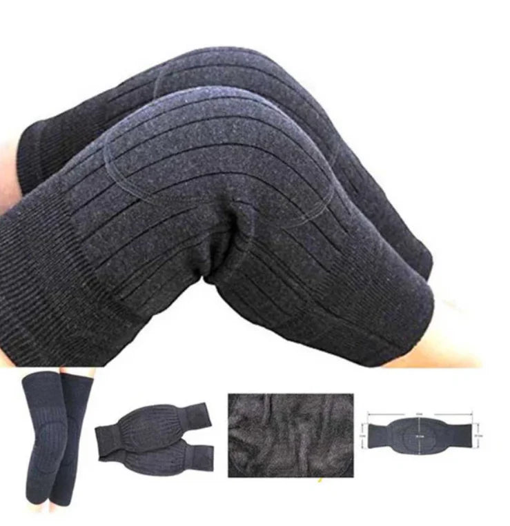 2pcs Thick Warm Wool Kneepad for Women Men Old People